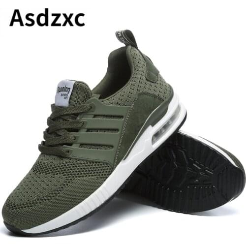 New Unisex Sneakers Women Running Shoes Female Sport Air Cushion Walking Shoes Breathable Light Comfortable Trainers Big Size 45