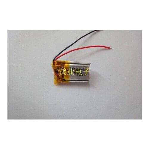 3.7V polymer lithium battery 321024 50MAH Ultra Slim Bluetooth toy wearable device Bracelet Rechargeable Li-ion Cell