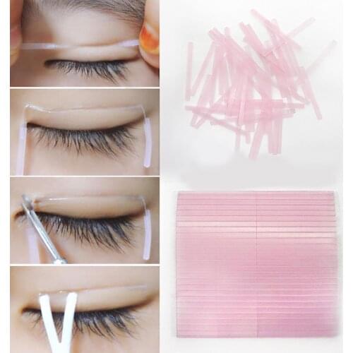 50Pcs Magic Invisible Glue Sticks Double Eyelid Tapes For Face Makeup Tools Cosmetics For Eye