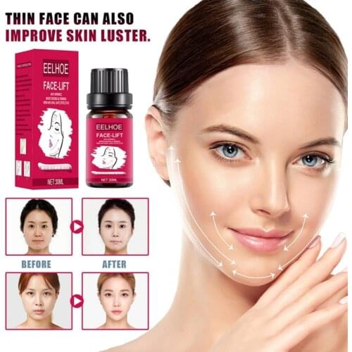 30ml Face Lift Up Firming Chin Lifting Oil V-Line Face Care Facial Lift Essential Oil Facial Lifting Firming Essential Oil