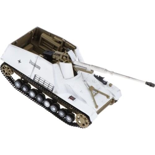 1:72 Scale German Nashorn 1944 Tank Hornisse - Army Armored Vehicle Model Soldier Toy Gifts