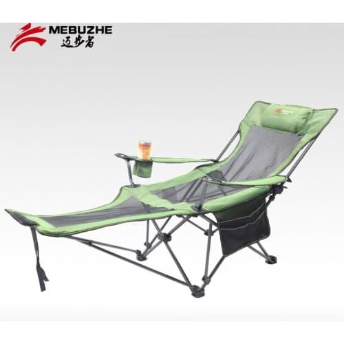160 degrees of adjustment Office Lunch Break Folding Chair Single Portable Nap Bed Outdoor Leisure Picnic Fishing Chair Chair