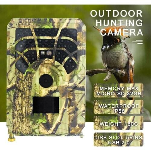 PR300A Hunting Camera 12MP 1080P 120 Degrees PIR Sensor Wide Angle Infrared Night Vision Wildlife Trail Thermal Imager Video Cam