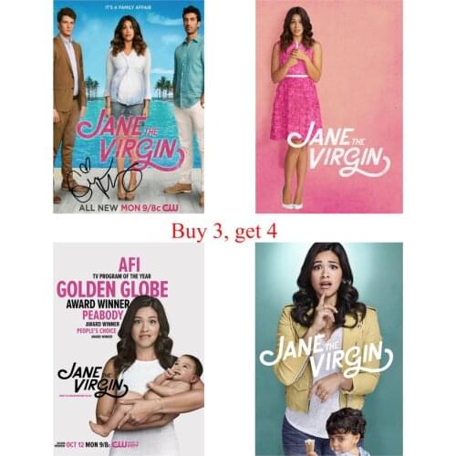 Jane the Virgin Posters White Coated Paper Wall Prints High Definition Home Art Brand