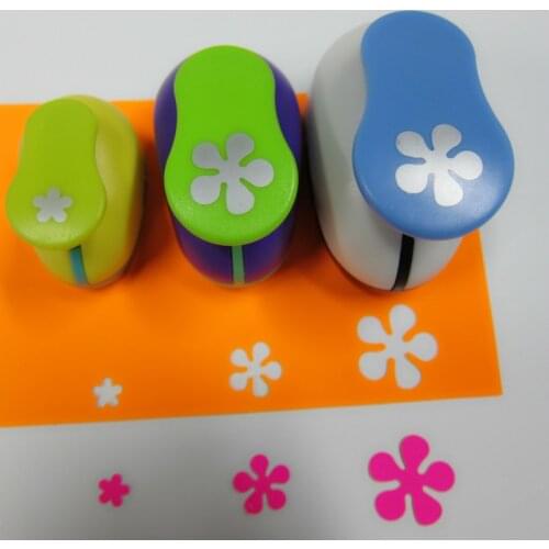 Flowers Shape Craft Hole Punch Scrapbooking School Bloom Paper Cutter Furador EVA Foam Petal Punches Embosser Cortador De Papel