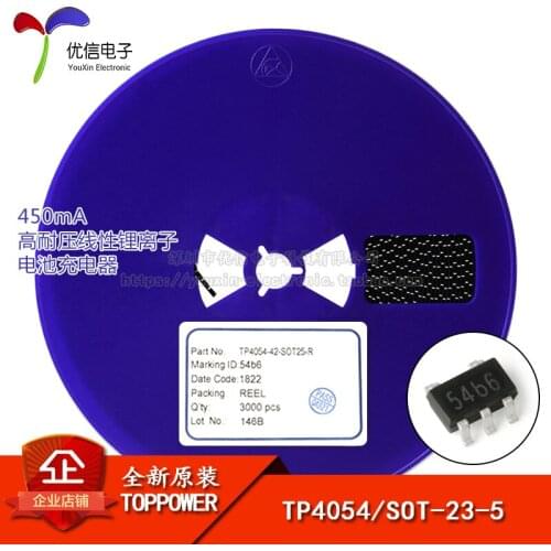 TP4054 SOT-23-5 genuine original linear lithium ion battery charger chip