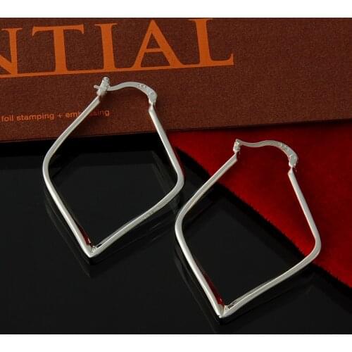 New European Circle Drop Earrings for Women Statement Jewelry,fashion Jewelry 925 sterling silver Simple Earrings Pendientes