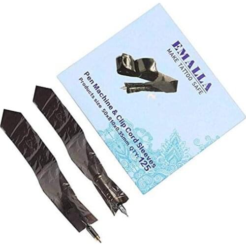 125pcs Disposable Tattoo Cartridge Machine Covers Clip Cord Sleeves Bags Filter Pen Type Bags for Tattoo Machine Gun Accessories