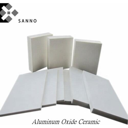 2PCS Insulation industrial ceramic 100mm - 185mm alumina tin sheet customize aluminum oxide wear ceramic refractory heat plate
