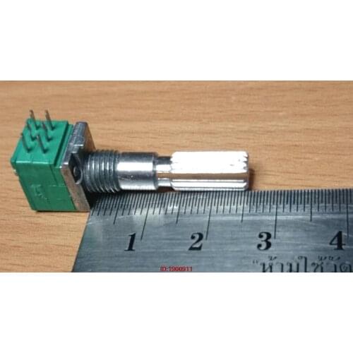 5pcs/lot 9011 double potentiometer B10K B20K B50K handle length 25MM flowers