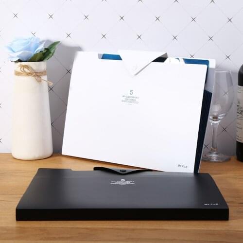 5 layer Expanding File Folder Organ Bag A4 Organizer Paper Hold Document Folder
