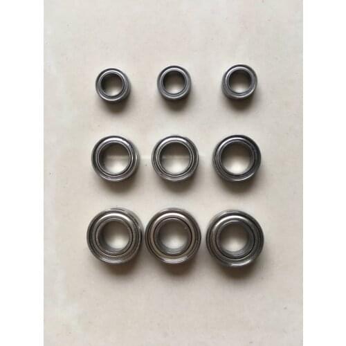 9pcs Total Each 3pcs MR85ZZ MR117ZZ MR137ZZ Mini Bearing Deep Groove Ball Bearing Metal Sealed Miniature Bearing