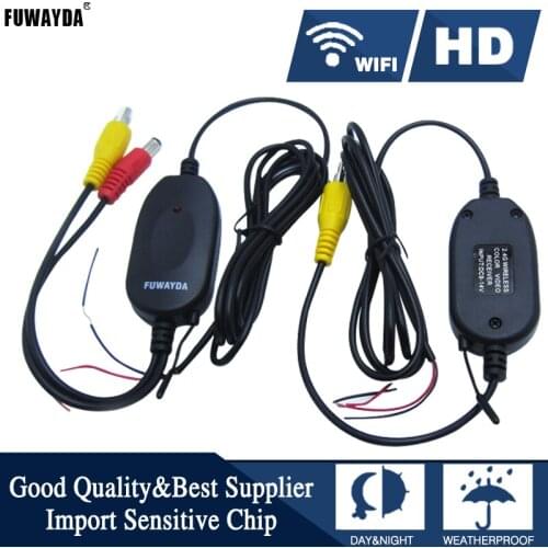 FUWAYDA 2.4Ghz Wireless Video Transmitter and Receiver for Car Rear View Camera and Car DVD Player Monitor