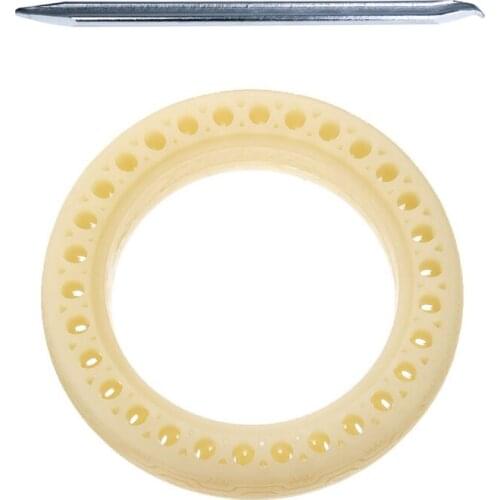 8.5-Inch Fluorescent Tire Honeycomb Rubber Solid Luminous Tire Tubeless Tyre for Mijia M365 Electric Scooter Blue Light