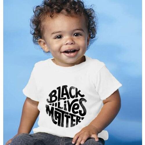 I Can't Breathe T Shirt For Girls Vogue Boys T Shirts Black Lives Matter Casual Design White Baby Boy Summer Clothes New Tshirt