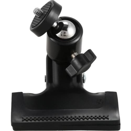 Metal Photo Studio Flash Spring Clamp Clip Mount With Ball Head--Black