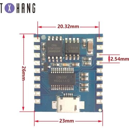 MP3 Player Control Voice Bluetooth Audio module Receiver board with SD/TF Card Voice decodificador Wireless diy electronics