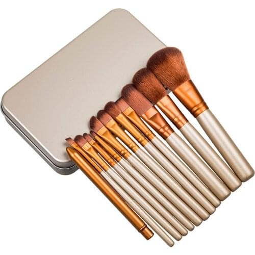 Wholesale 20sets 12pcs Professional Foundation Face&Eye Powder Blusher Kit Makeup brushes Set Eye Shadow Cosmetic Brush Maquiage