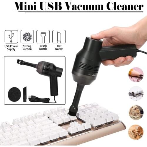 Desktop Mini Vacuum Cleaner Wireless Keyboard Desktop Cleaner Portable Mini USB Vacuum Cleaner Dust Collector