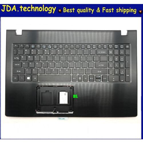 MEIARROW 96%NEW For ACER ASPIRE E15 E5-575G E5-523G palmrest US keyboard upper cover upper case,black