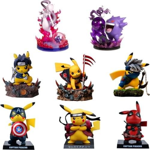 Original Tomy Pokemon Figures Model Dolls Toy Pokémon Pikachu Collection Cospla Anime Model Child Birthday Gift