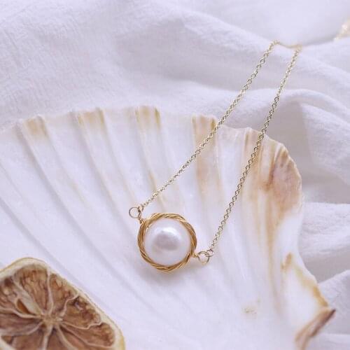 Женские ожерелья из жемчуга Ownjoie China At AliExpress