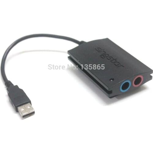 USB Converter Microphone Adapter SCEH-0001 for SingStar PlayStation 2 & 3