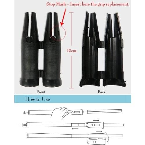 Plastic Golf Ultimate Grip Fast Installation Tool to fit Larger Shaft Big Butts - Golf Wrap Clip Change Tool