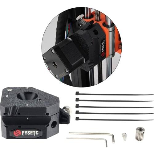 Plastic BMG V2 Dual Drive Extruder Set for Prusa Clone Mini 3D Printer, High Performance Spare Parts