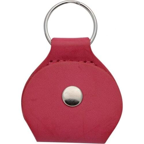 Portable Guitar Pick Holder Leather Guitar Plectrum Case Bag Guitar Accessories Lightweight Portable Music Elements mediator bag