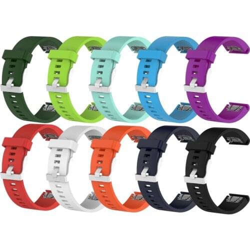 Easy Fit Soft Silicone Wrist Band Bracelet Strap For Garmin Fenix5s/5s plus/6S 20mm Quick Release Replacement Straps
