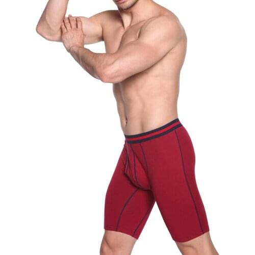 New Mens Boxer Pantie Lot Underpant Loose Large Short Cotton Underwear Boxer Comfortable Sports Wear-Resistant Boxers