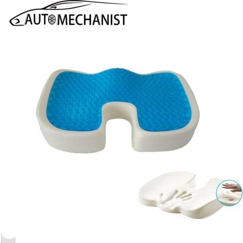 U-Shape Car Seat Covers Memory Foam Seat Protection Mat Pad For Car Office Home Seats Cushion Gel Cushions Auto Accessories