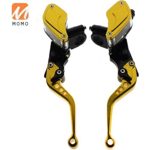 Gold color street bike master cylinder hydraulic brake lever below 300cc