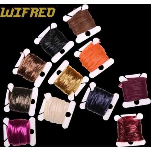 Wifreo 2Cards SWISS STRAW Scud Back Shell Back Wing Case Fly Tying Crayfish Nymph Caddis Emergers Materials Synthetic Raffia