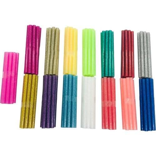 150pc Colorful Hot Melt Glue Sticks 7mm For Glue Gun High Viscosity Adhesive Repair Tool DIY Art Craft Hand Tool 150 PC Per Set
