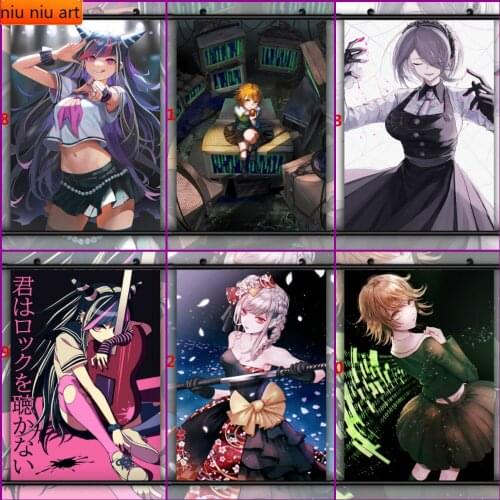 Diamond Painting Danganronpa Fujisaki Chihiro Mioda Ibuki Diamond Inlaid Diamond Mosaic Cross Stitch Kits Home Decor