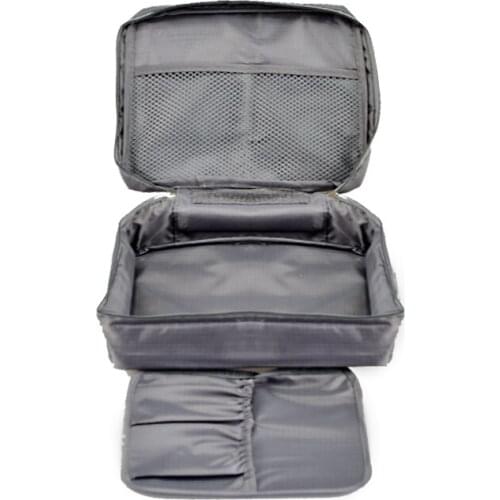 Grey Outdoor Travel First Aid Kit Bag Home Small Medical Box Emergency Survival kit Treatment Outdoor Camping Climbing