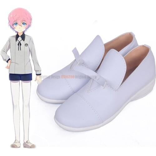 Akita Toushirou Cosplay Touken Ranbu Akita Toushirou Cosplay Shoes White Boots Custom Made