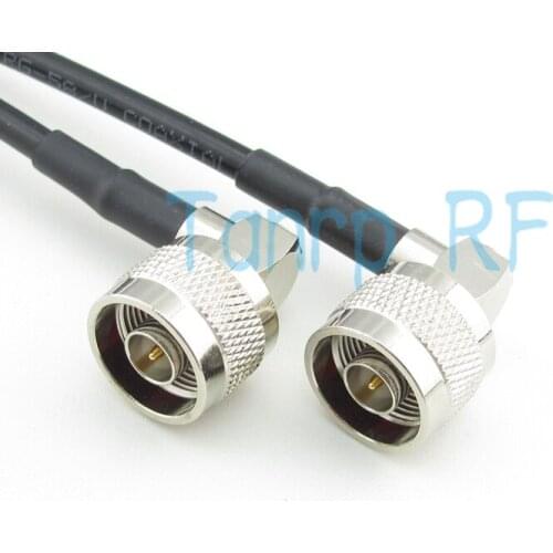 Freeshipping! RG58 cable N male plug right angle to N male plug right angle 6FEET RF Pigtail coaxial jumper cable 200cm