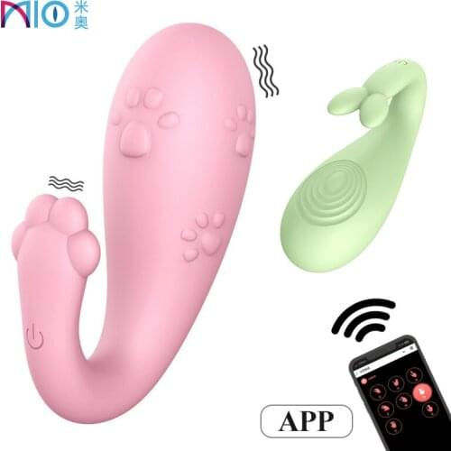 Vibrating Sex Toys for Women APP Bluetooth Wireless Remote Control G-spot Massager Vibrator Orgasm Adult Game Sex Toys For Women
