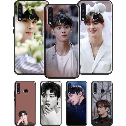 Cha EunWoo Korean Case For Huawei Honor 8X 7X 9X Pro Honor 20 9 10 Lite 10i 7A 8A V20 Y6 Y7 Y9 2019 Nova 5T