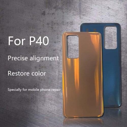 For Huawei P40 Pro Battery Cover ELS-NX9, ELS-N04 Glass Rear Door Case Glass For Huawei P40 ANA-AN00 Housing Back Cover