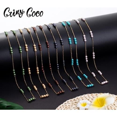 Hawaiian Fashion Trendy Jewelry Necklace for Women Earrings Necklace Sets Choker Wholesale for Gifts