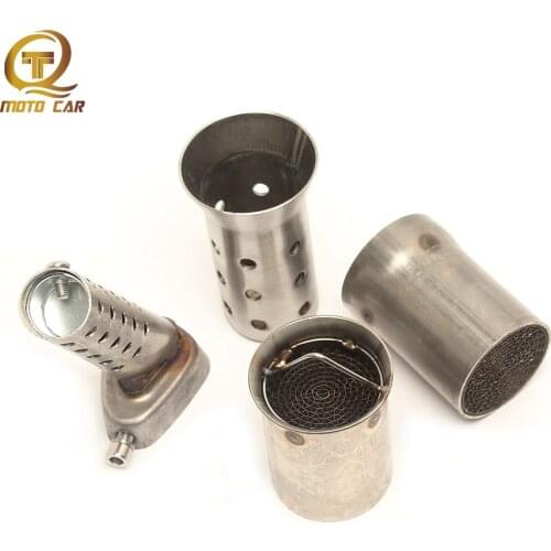 1PC Universal Motorcycle Exhaust Muffler Catalyst Db Killer 48MM/51MM Silencer Noise Sound Adjustable Muffler for Akrapovic SC