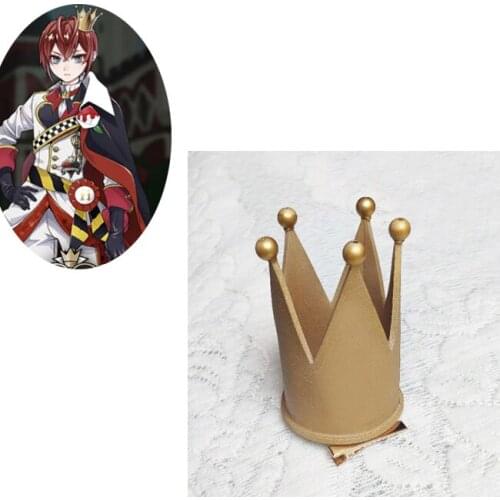 Japanese Anime Twisted Riddle Cosplay Crown Headwear Hair Accessories Headpiece Halloween Carnival Cosplay Costume Accessory