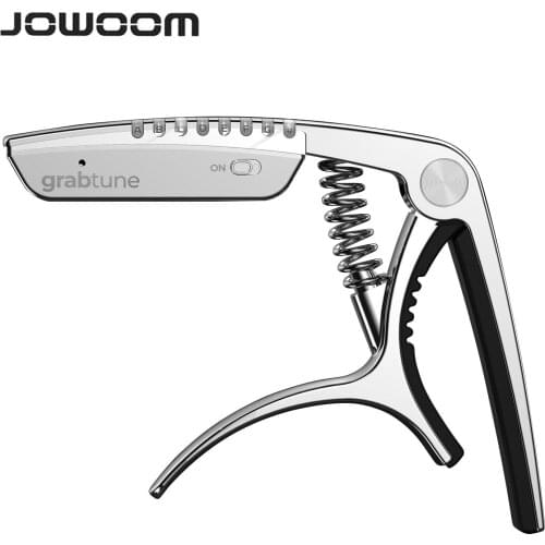 Guitar Capo JOWOOM GRABTUNE GT-100 2-in-1 Multi-functional Capo Tuner Zinc Alloy Built-in Rechargeable Battery RGB LED Indicator