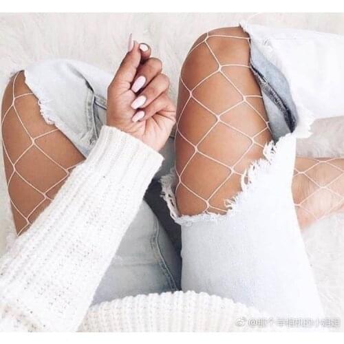 SEXY women high waist fishnet stocking fishnet club tights panty knitting net pantyhose trouser mesh lingerie tt016 1pcs/lot