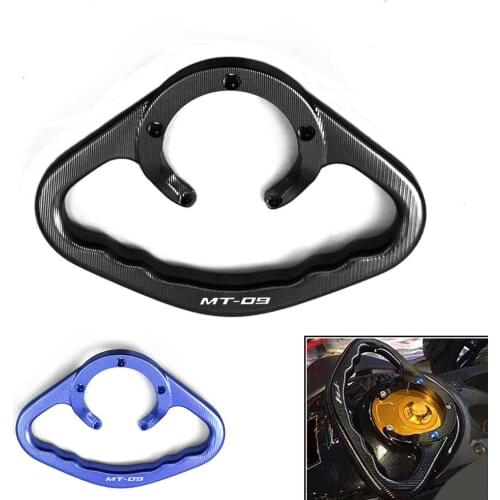 Motorcycle CNC Passenger Handgrips Tank Armrest Grab Handle Bar Hand Grip For Yamaha MT-09 MT09 MT 09 Tracer FZ09 FZ-09 14-2017