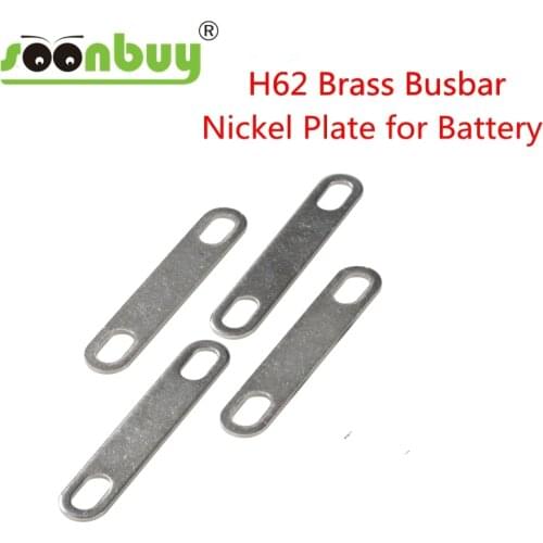 H62 Nickel-plated Brass BUSHING Plate For 3.7V 3.2V lifepo4 lithium battery Connector anti-oxidation for 200AH 300AH